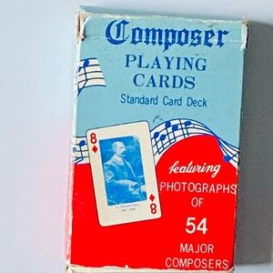 Composer Playing Cards